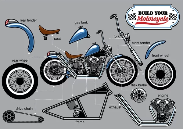 Motosiklet parçaları nelerdir?